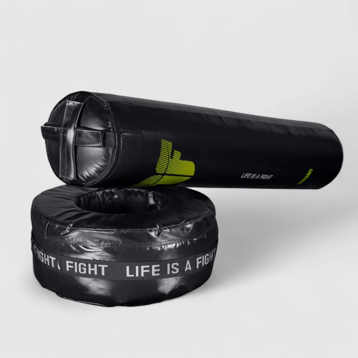 FIGHTER 3 - 1 Frittstående boksesekk - Svart/Gul - Combat Store AS