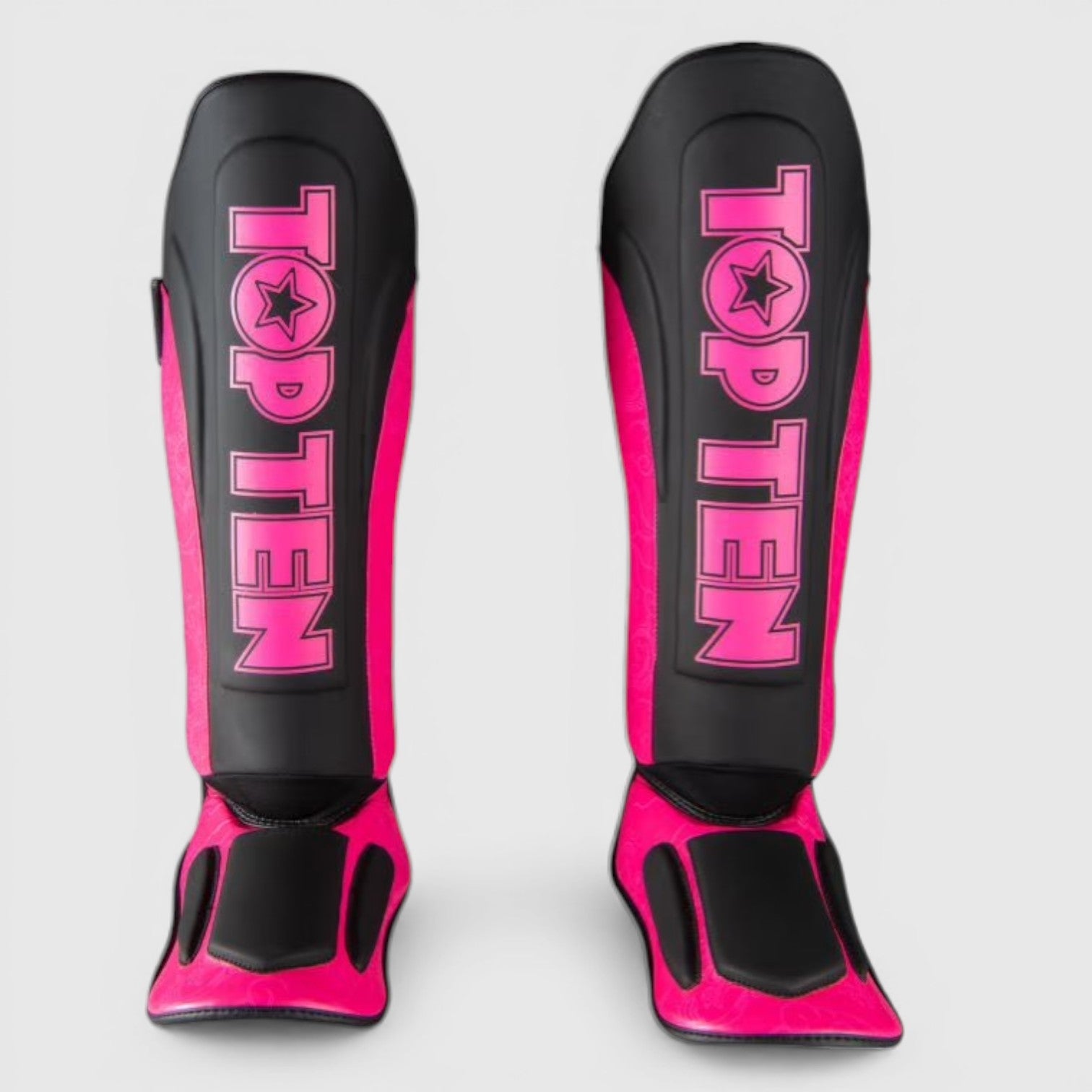 TOP TEN DRAGON Legg og vristbeskytter Svart Rosa - Combat Store AS