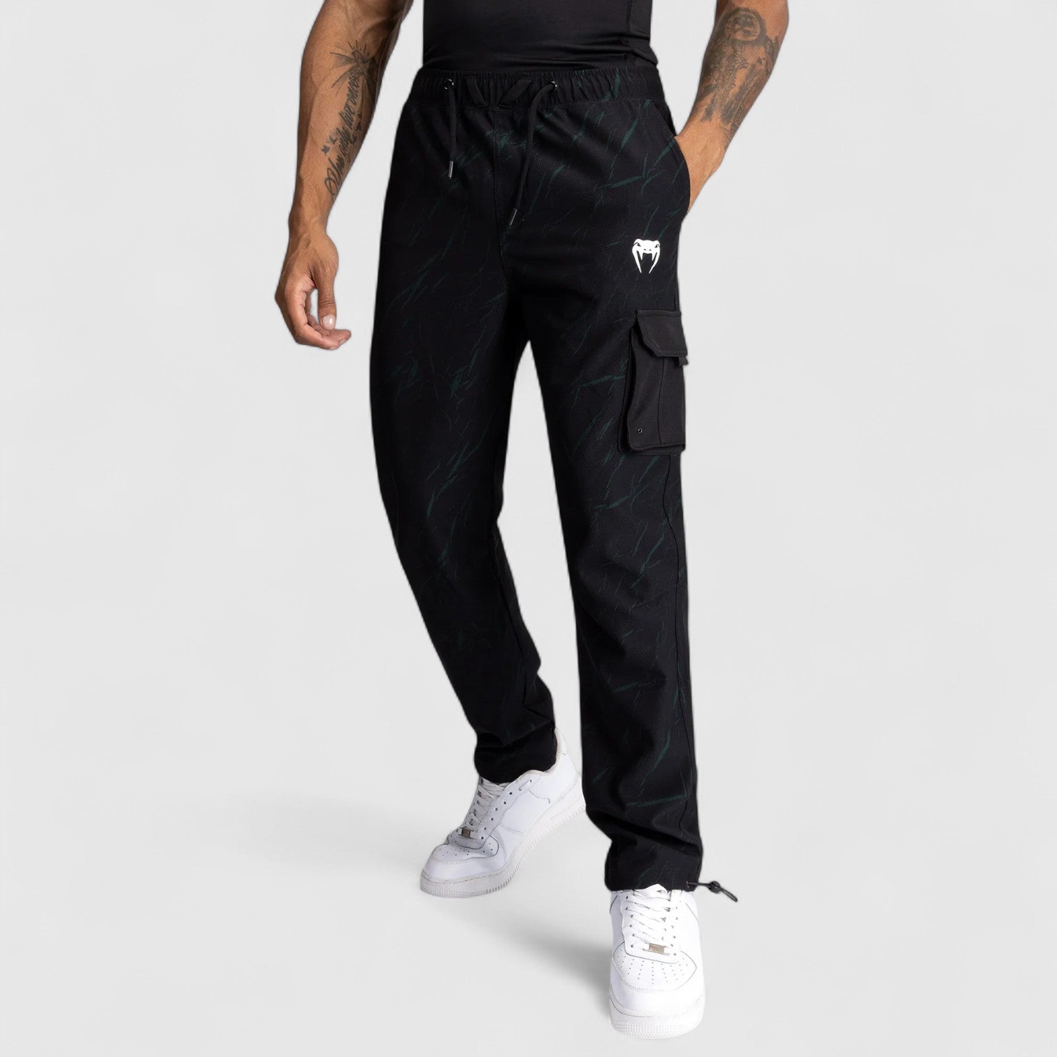 VENUM Trooper Herre Tracksuit Bukser - Svart/Skogsgrønn - CombatStore.no