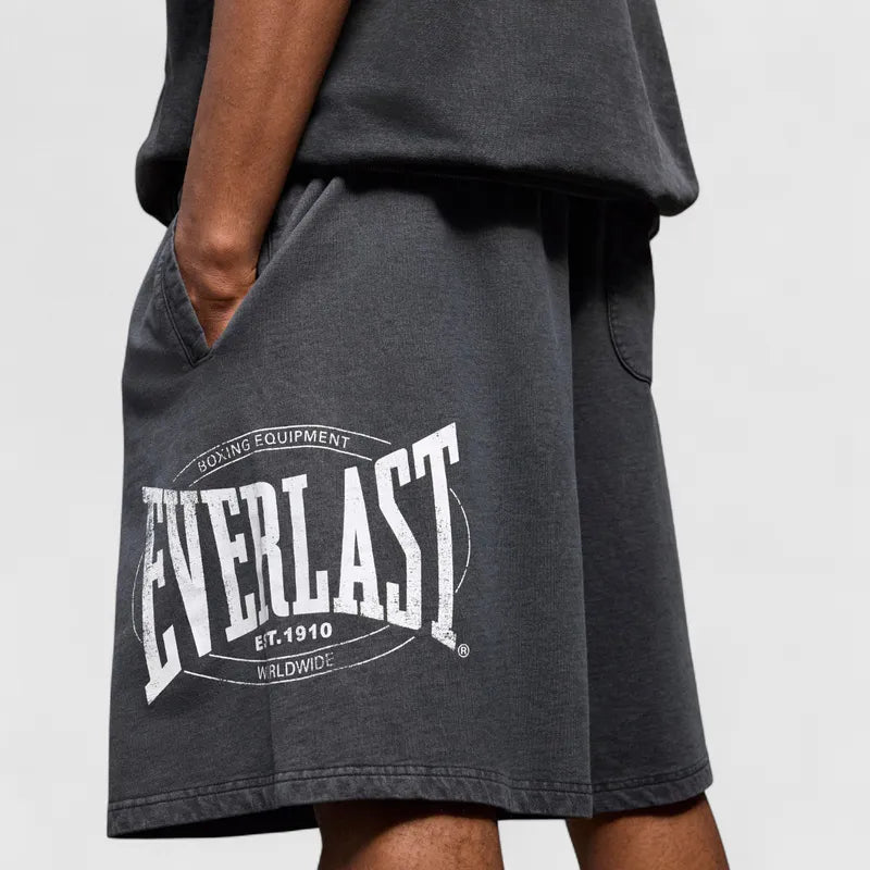 EVERLAST WASHED BAGGY FIT SWEAT SHORTS - CombatStore.no
