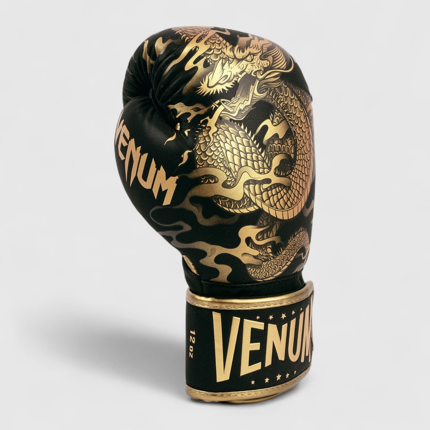 VENUM Dragon's Flight Boksehansker - Svart/Bronze - CombatStore.no