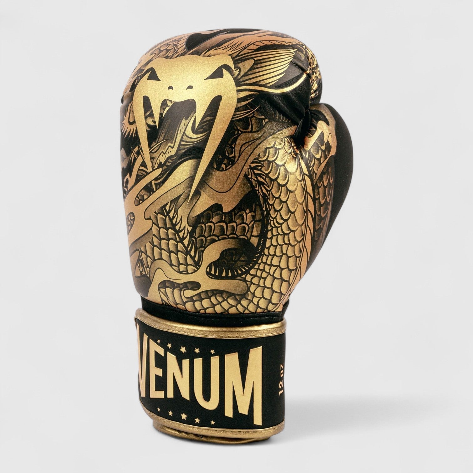 VENUM Dragon's Flight Boksehansker - Svart/Bronze - CombatStore.no