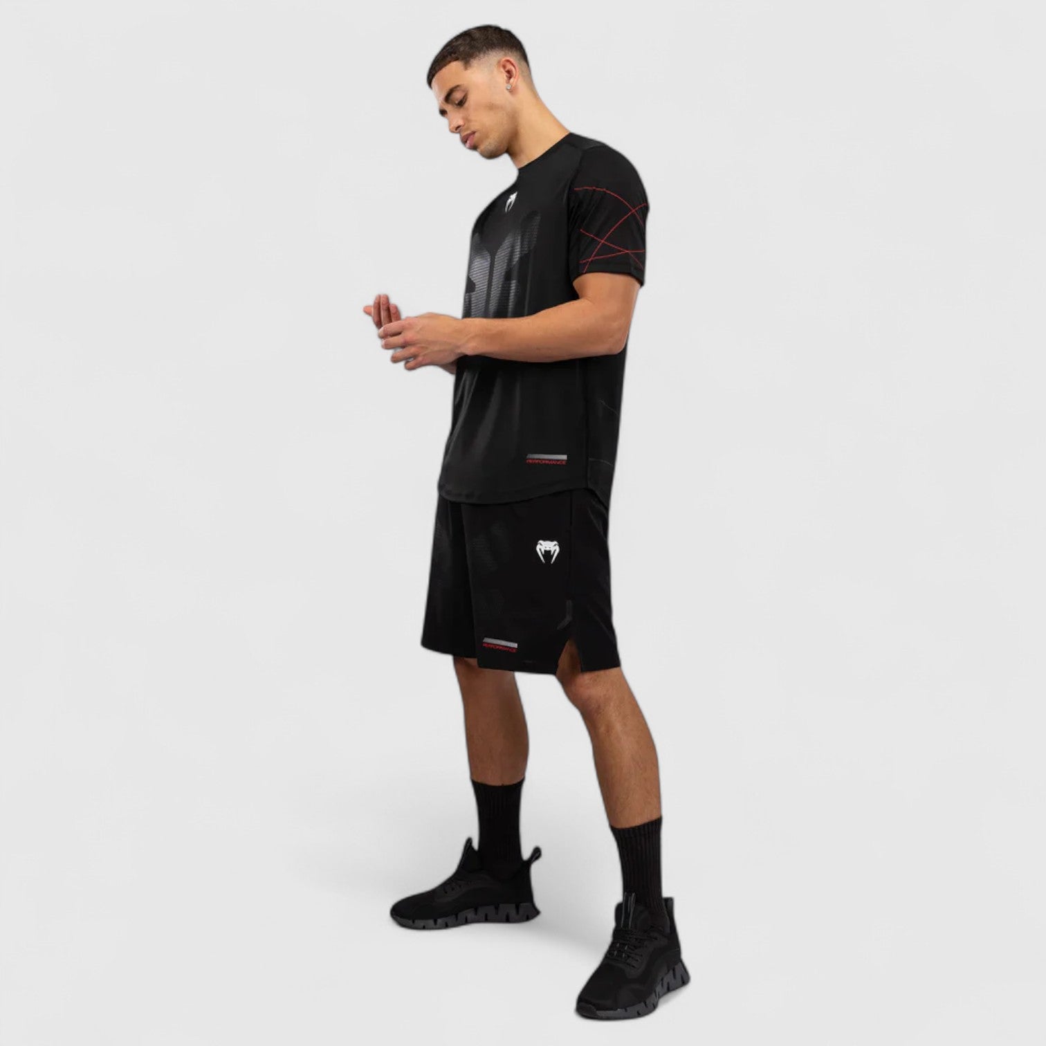 VENUM Tactical XT Dry - Tech Svart/Rød t - skjorte - CombatStore.no