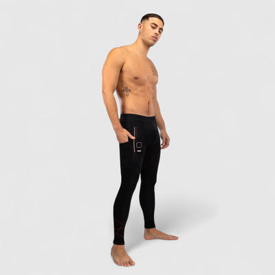 VENUM Tactical XT kompresjonsbukse svart og rød - CombatStore.no